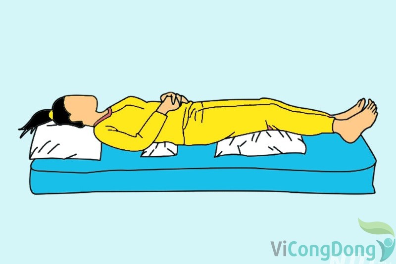 Cách khắc phục đau lưng khi nằm ngửa
